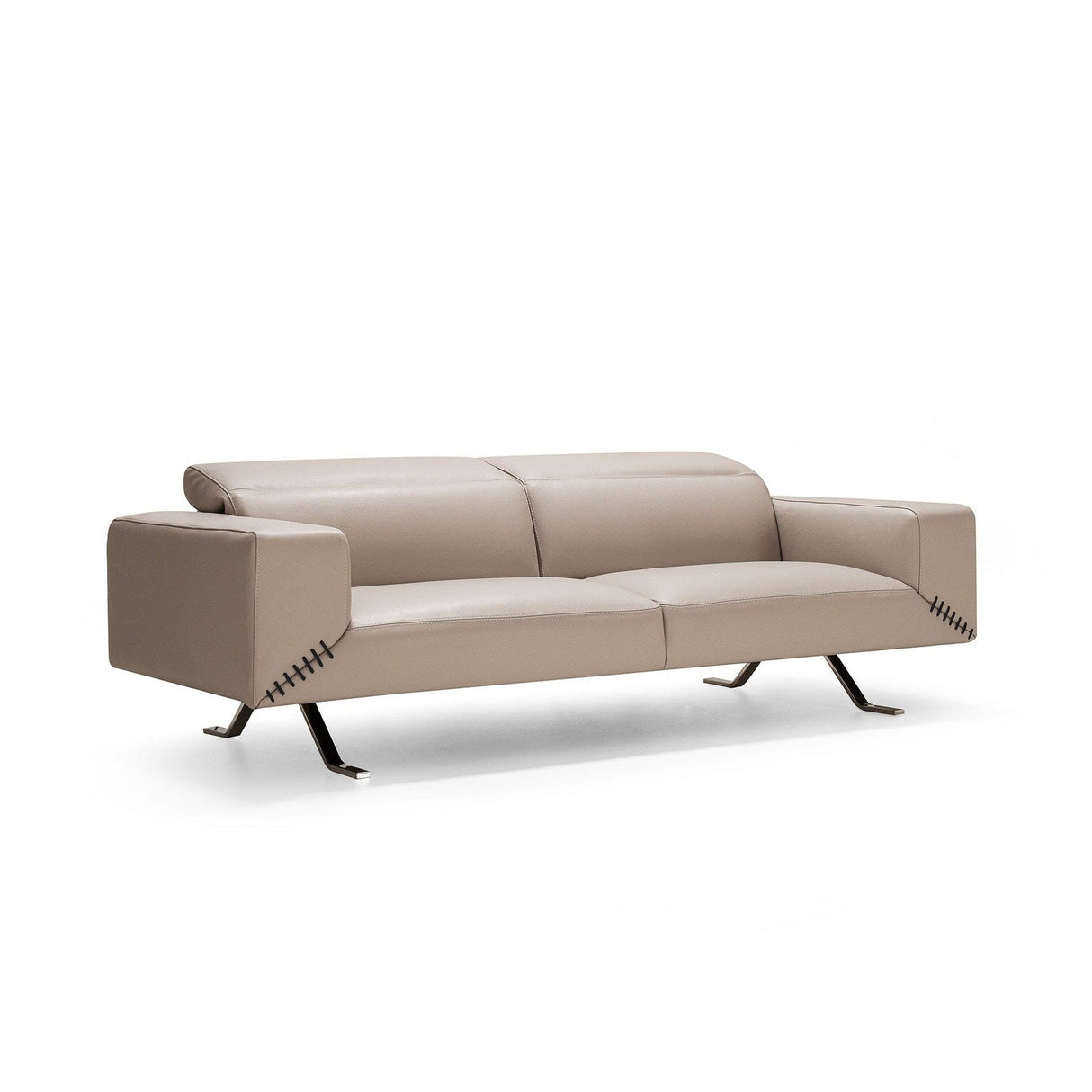 Bellini Modern Living Silvio Loveseat Silverfox DANDY 01 Silvio LS SLFX