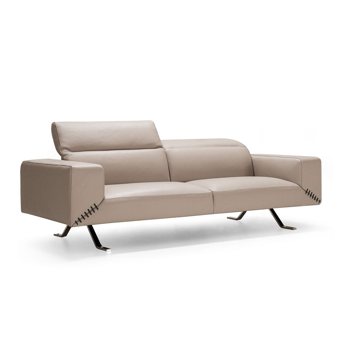 Bellini Modern Living Silvio Loveseat Silverfox DANDY 01 Silvio LS SLFX