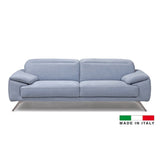 Bellini Modern Living Swing Sofa, CAT 35 Maya Light Blue 7317 Swing S LBLU