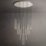 Lucidu Meteor Shower Round Tapered Tubular Chandelier 48''