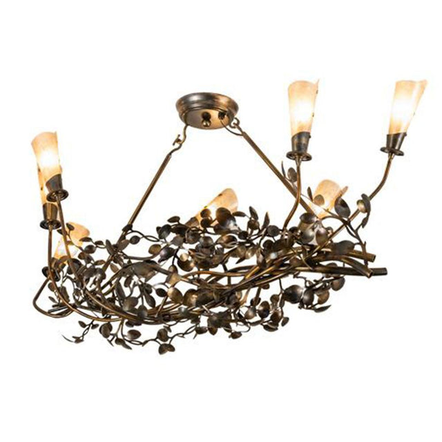 Meyda 46" Long Vinca Vine 7 Light Chandelier