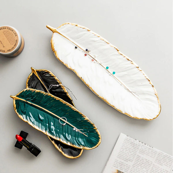 Point Feather Style Plates