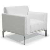 Bellini Modern Living Vania Accent Chair WHITE CAT 35. COL 35612 Vania WHT