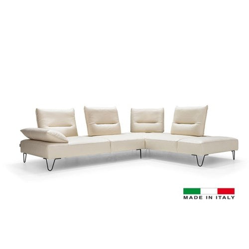 Bellini Modern Living Verona Right Hand Facing White DANDY 10 Verona RHF WHT