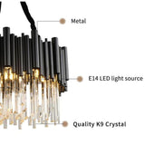 Vioi Crystal Round Chandelier