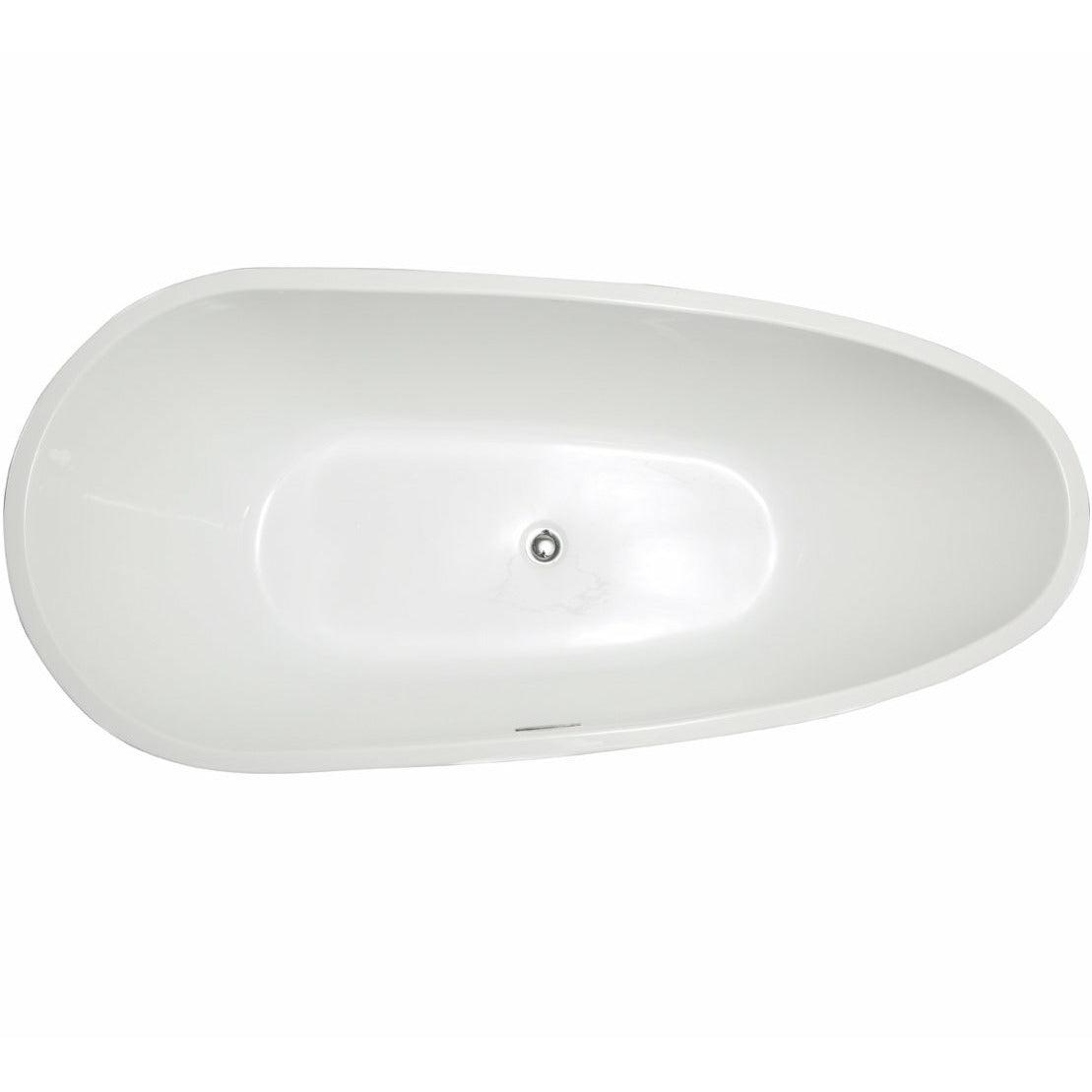 Legion White Acrylic Soaking Tub WE6515-J