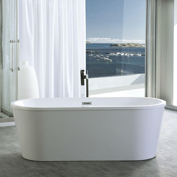 Legion White Acrylic Soaking Tub WE6815 - Sea & Stone Bath