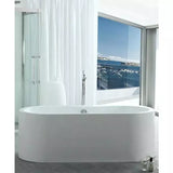 Legion Furniture 66" White Acrylic Tub - No Faucet WE6847-J