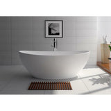 Legion White Solid Surface Soaking Tub WJ8643