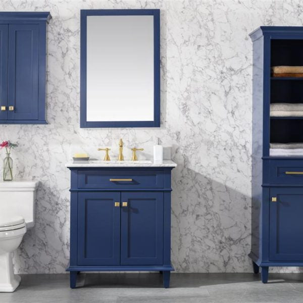 Legion Furniture Blue Double Sink Vanity