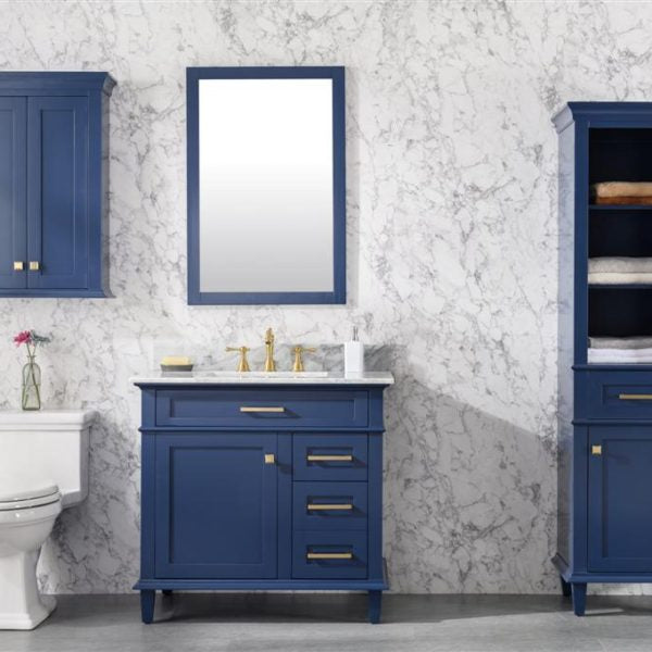 Legion Furniture Blue Double Sink Vanity