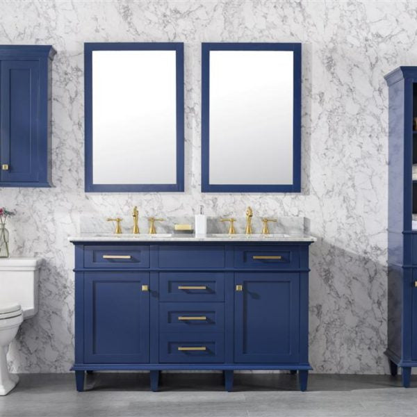 Legion Furniture Blue Double Sink Vanity