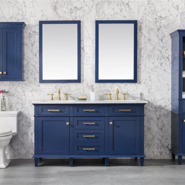 Legion Furniture Blue Double Sink Vanity