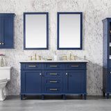 Legion Furniture Blue Double Sink Vanity