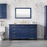 Legion Furniture Blue Double Sink Vanity