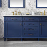 Legion Furniture Blue Double Sink Vanity