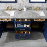 Legion Furniture Blue Double Sink Vanity