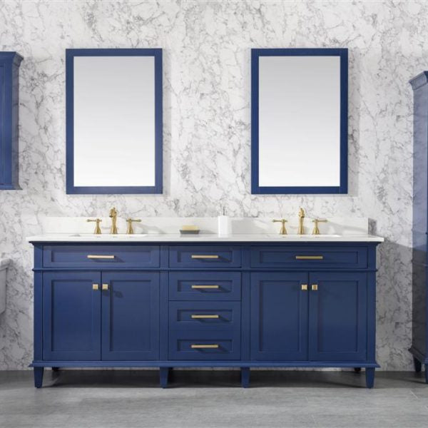 Legion Furniture Blue Double Sink Vanity