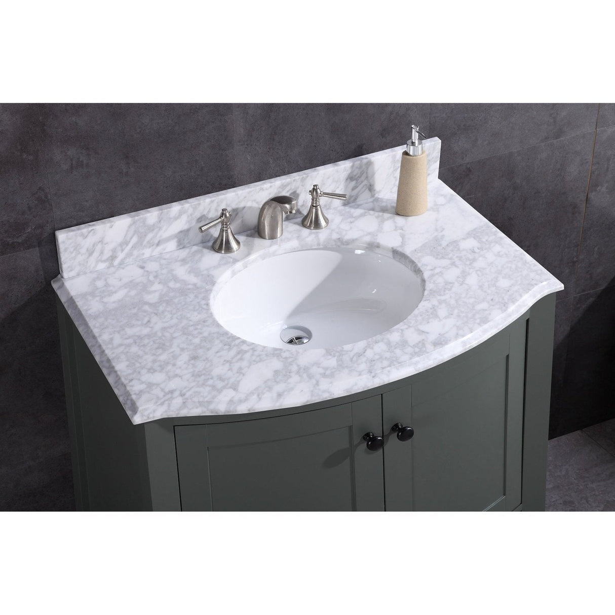 Legion Furniture 36" Pewter Green Bathroom Vanity - Pvc WT9309-36-PG-PVC