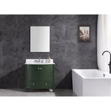 Legion Furniture 36" Vogue Green Bathroom Vanity - Pvc WT9309-36-VG-PVC