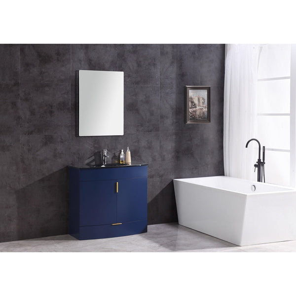 Legion Furniture 36" Blue Bathroom Vanity - Pvc WTM8130-36-B-PVC