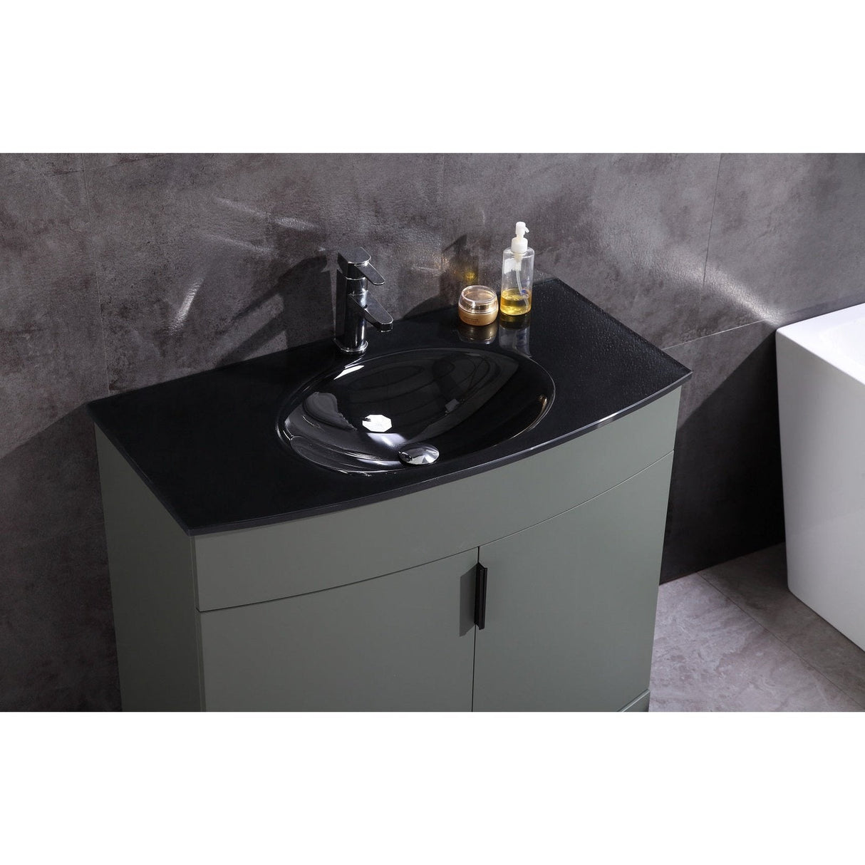 Legion Furniture 36" Pewter Green Bathroom Vanity - Pvc WTM8130-36-PG-PVC