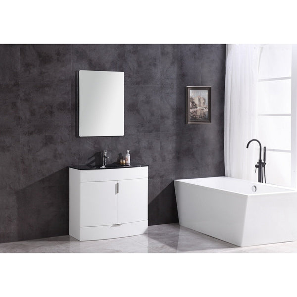 Legion Furniture 36" White Bathroom Vanity - Pvc WTM8130-36-W-PVC