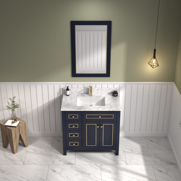 Legion Furniture Blue Finish Sink Vanity