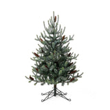 Park Hill Collection Tree Lot 4.5' Park Hill Blue Spruce Pine Tree LED Lights XPQ82163