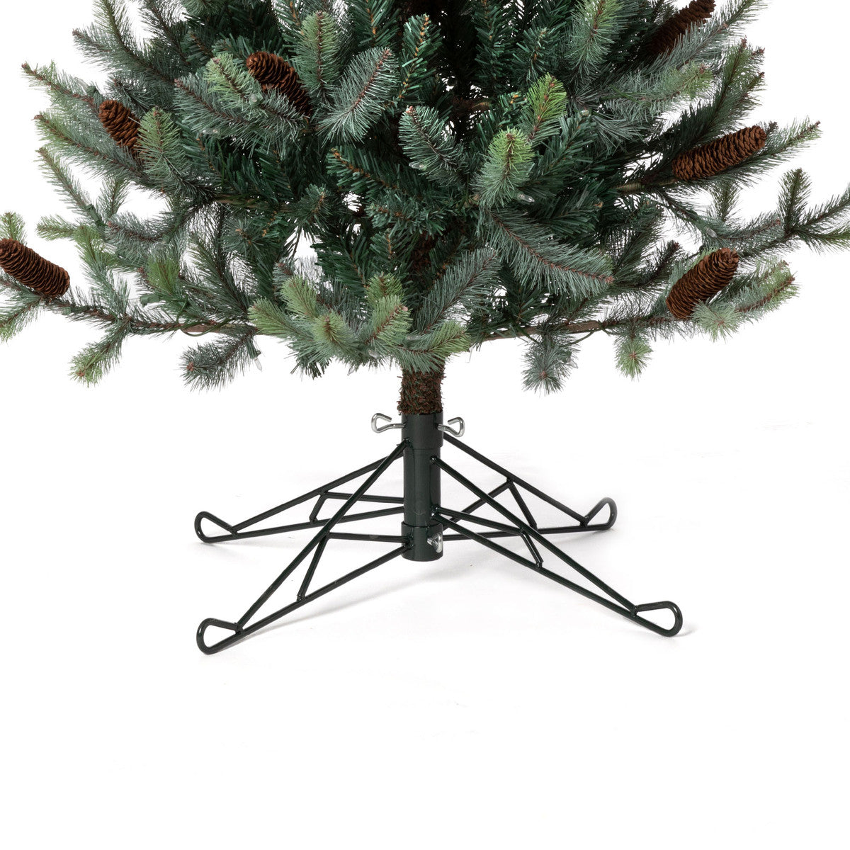 Park Hill Collection Tree Lot 4.5' Park Hill Blue Spruce Pine Tree LED Lights XPQ82163