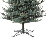 Park Hill Collection Tree Lot 12' Slim Blue Spruce Tree with LED Lights XPQ90688