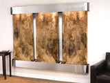 Adagio Deep Creek Falls Round Stainless Steel Magnifico Travertine - DCR2008