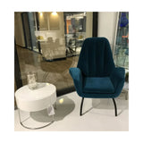 Bellini Modern Living Alberto Accent Chair Blue Alberto BLU