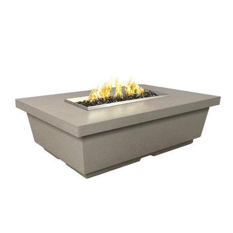 American Fyre Designs Contempo Rectangle Fire Table Natural Gas