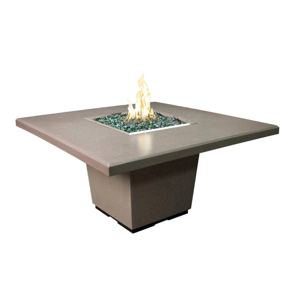 American Fyre Designs Cosmopolitan Square Dining Fire Table