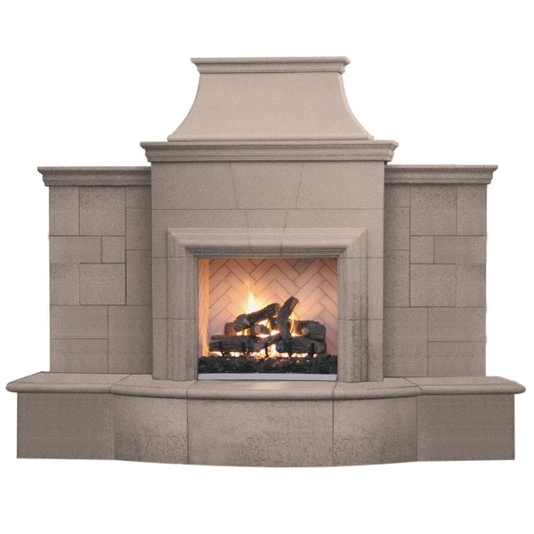 American Fyre Designs Grand Petite Cordova 127-Inch Freestanding Outdoor Gas Fireplace