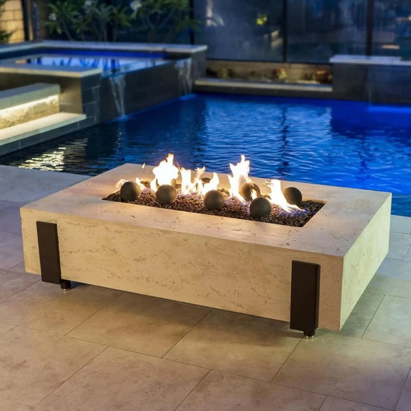 American Fyre Designs Iron Saddle Fire Table