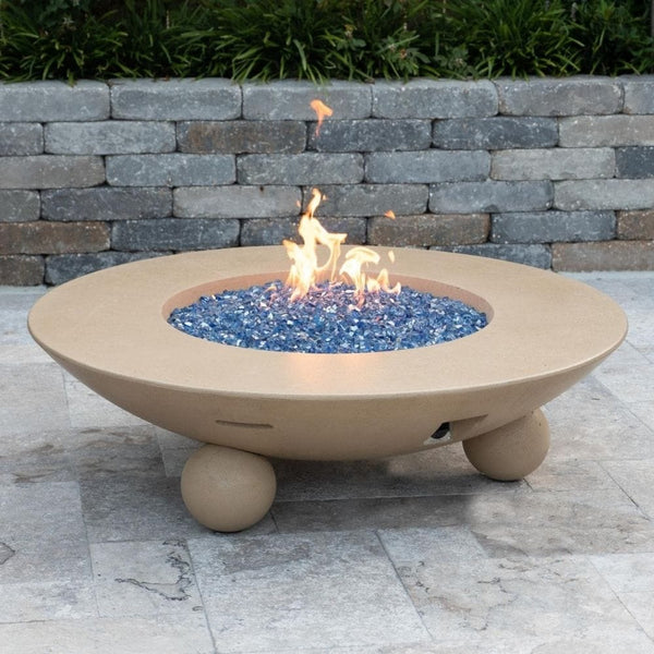 American Fyre Designs Versailles 54-Inch Round Gas Fire Pit Table