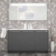 Casa Mare Benna 63" Bathroom Vanity and Double Sink Combo with LED Mirror