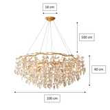 Dorit Round Modern Branch Chandeliers