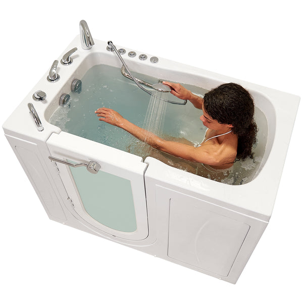Ella's Bubbles Capri 30"x52" Acrylic Air and Hydro Massage Walk-In Bathtub