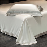 Willa Ash Modern Satin Egyptian Cotton Duvet Cover Set