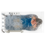 Ella's Bubbles Deluxe 30"x55" Acrylic Air and Hydro Massage Walk-In Bathtub