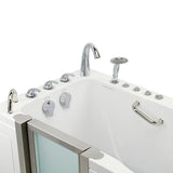 Ella's Bubbles Deluxe 30"x55" Acrylic Air and Hydro Massage Walk-In Bathtub