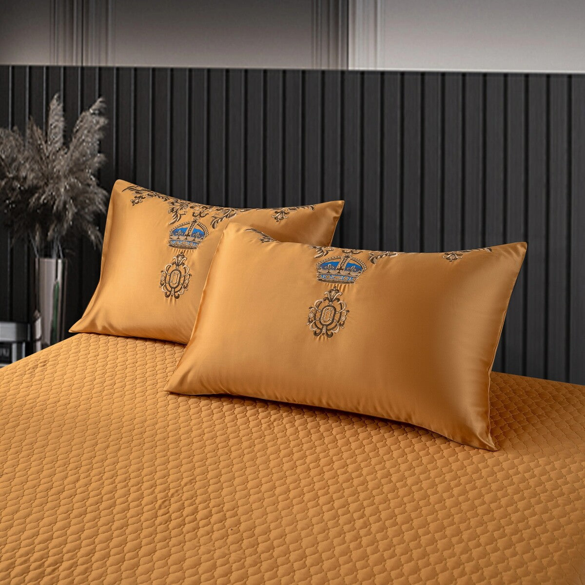 Khronom Luxury Satin Cotton Duvet Cover Set