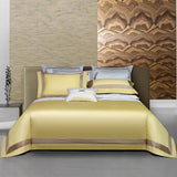 Sinatra Ecru Egyptian Cotton Duvet Cover Set