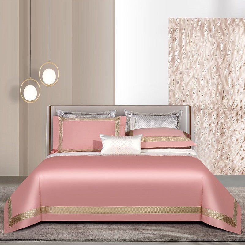 Sinatra Rose Egyptian Cotton Duvet Cover Set