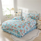 Anais Ruffled Cotton Duvet Cover Set