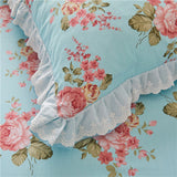 Anais Ruffled Cotton Duvet Cover Set