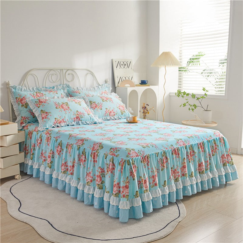 Anais Ruffled Cotton Duvet Cover Set